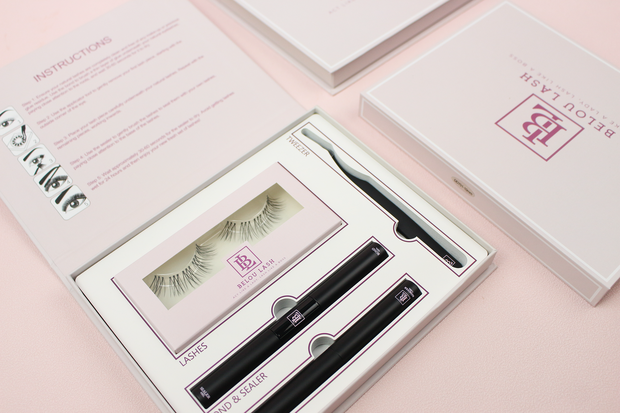 Luminous wimpers, open blik, soft volume